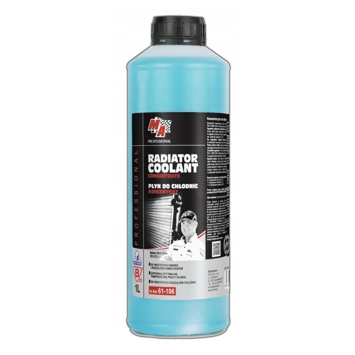 MOJE AUTO PŁYN DO CHŁODNIC 5L NIEBIESKI KONC. NA DODATKACH BASF RADIATOR CO