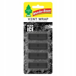 WUNDER-BAUM ZAPACH VENT WRAP BLACK ICE DO KRATEK NAWIEWÓW (4SZT.) / WUNDER