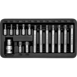 YATO KOŃCÓWKI WKRĘTAKOWE TORX, KPL. 15 SZT.