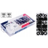 YATO ZESTAW PRZELOTEK GUMOWYCH 180SZT. MIX