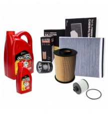 QUALITIUM 6L 5W30 ZESTAW FILTRÓW FORD FOCUS III MK3...