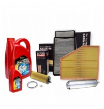 OLEJ 5W40 6L QUALITIUM ZESTAW 4X FILTRÓW BMW E60 E61...