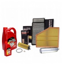 OLEJ 5W30 6L QUALITIUM ZESTAW 4X FILTRÓW BMW E60 E61...