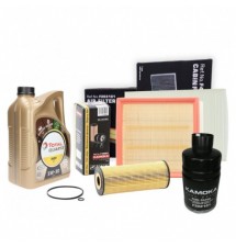 OLEJ 5W30 5L TOTAL ECS ZESTAW FILTRÓW VW PASSAT B5...