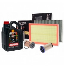 MOTUL 5W30 ZESTAW FILTRÓW PASSAT B8 TIGUAN OCTAVIA...