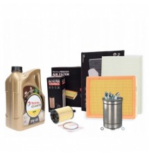 OLEJ 5W30 5L TOTAL INEO ECS ZESTAW 4X FILTRÓW AUDI...