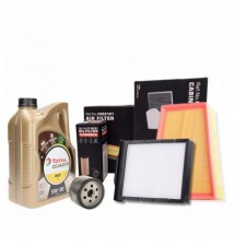 OLEJ 5W30 TOTAL 5L ZESTAW FILTRÓW RENAULT MEGANE II...