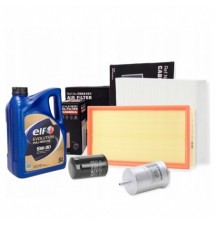 OLEJ 5W30 ELF ZESTAW FILTRÓW VW GOLF IV BORA 1.6 1.8...