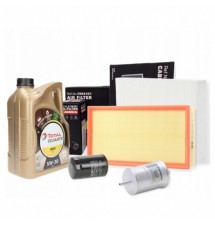 OLEJ 5W30 TOTAL ZESTAW FILTRÓW VW GOLF IV BORA 1.6...