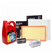 OLEJ 5W40 QUALITIUM ZESTAW FILTRÓW VW GOLF IV BORA...