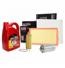 OLEJ QUALITIUM 5W30 5L ZESTAW FILTRÓW VW GOLF 4 IV...