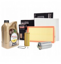 OLEJ TOTAL 5W30 5L ZESTAW FILTRÓW VW GOLF 4 IV AUDI...