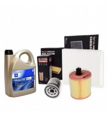 OLEJ 5L 5W30 DEXOS1 FILTRY ZESTAW FILTRÓW OPEL ASTRA...