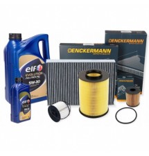 6L ELF FULLTECH 5W30 OLEJ + ZESTAW FILTRÓW C-MAX...