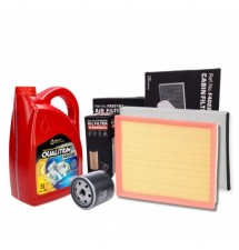 OLEJ QUALITIUM 5L 5W40 ZESTAW FILTRÓW OPEL ASTRA H...