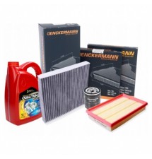 OLEJ 5W40 5L ZESTAW FILTRY FORD FOCUS II C-MAX 1.4...