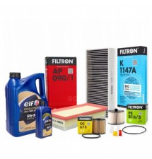 6L 5W30 OLEJ ELF FE ZESTAW FILTRÓW PEUGEOT 407...