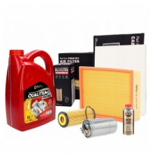 OLEJ 5W30 QUALITIUM ZESTAW FILTRÓW VW PASSAT B5 FL...