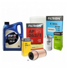 OLEJ 5L 5W30 ELF ZESTAW FILTRÓW PASSAT B5 FL SUPERB...