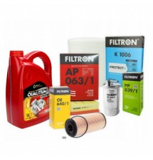 OLEJ 5W30 QUALITIUM ZESTAW FILTRÓW PASSAT B5 FL...