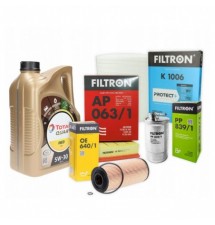 OLEJ 5L 5W30 TOTAL ZESTAW FILTRÓW PASSAT B5 FL...