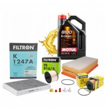 OLEJ 5W30 MOTUL EFE 5L + ZESTAW FILTRÓW CITROEN C5...