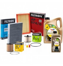 OLEJ 5W30 6L TOTAL INEO ECS ZESTAW FILTRÓW FORD...