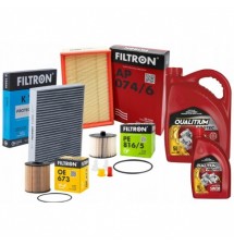 OLEJ 5W30 6L QUALITIUM ZESTAW FILTRÓW FORD FOCUS II...