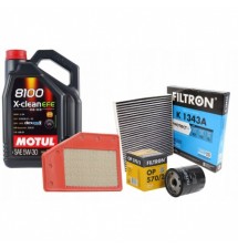 ZESTAW 5L MOTUL EFE OLEJ 5W30 + FILTRY OPEL INSIGNIA...
