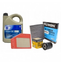 ZESTAW 5L DEXOS2 OLEJ 5W30 + FILTRY OPEL INSIGNIA B 1.5