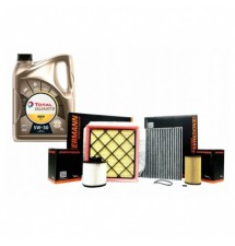 OLEJ 5W30 TOTAL INEO ECS ZESTAW FILTRÓW OPEL MERIVA...