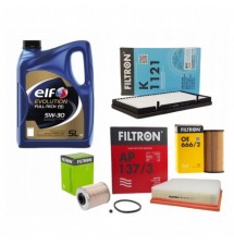 OLEJ ELF FULL-TECH 5W30 ZESTAW FILTRÓW OPEL VIVARO A...