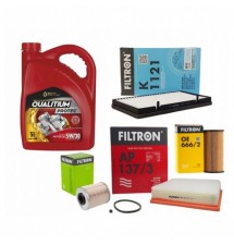 OLEJ QUALITIUM 5W30 ZESTAW FILTRÓW OPEL VIVARO A 2.0...
