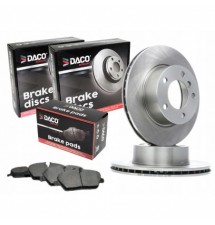 TARCZE HAMULCOWE PRZÓD + KLOCKO BMW E87 E81 116I...