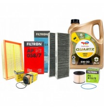 ZESTAW 4X FILTRY OLEJ 5W30...