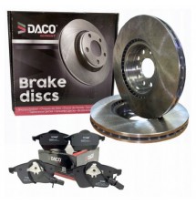 2X TARCZA HAMULCOWA PRZÓD KLOCKI AUDI A6 C6 2.7 TDI...