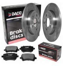 2X TARCZA HAMULCOWA + KLOCKI TYŁ AUDI A4 B7 SEAT...