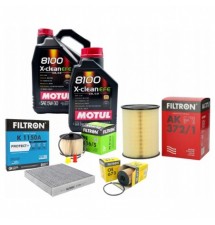 6L OLEJ 5W30 MOTUL EFE 4X FILTRY FORD FOCUS II MK2...