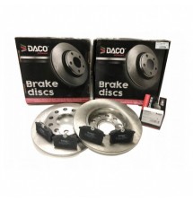 2X TARCZA HAMULCOWA KLOCKI TYŁ AUDI A4 B6 B7 255MM X...