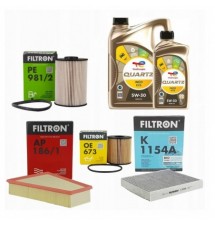 6L OLEJ 5W30 TOTAL + 4X FILTRY FORD MONDEO IV MK4...