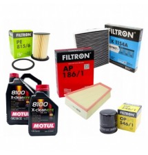 OLEJ 6L 5W30 MOTUL 4X FILTRY FORD MONDEO IV S-MAX...