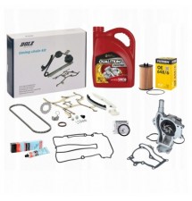 ZESTAW ŁAŃCUCHA ROZRZĄDU POMPA WODY OLEJ OPEL CORSA...