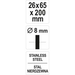 YATO SZCZOTKA DRUCIANA CYLINDRYCZNA 26MM