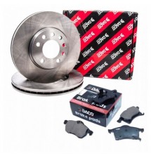 TARCZE KLOCKI HAMULCOWE PRZÓD OPEL ASTRA G ZAFIRA A...