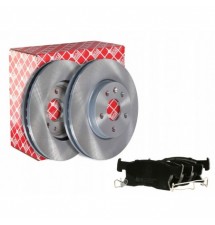 2X TARCZE HAMULCOWE + KLOCKI PRZÓD OPEL ASTRA K 276MM