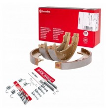 SZCZĘKI HAMULCOWE + SPRĘŻYNKI MONTAŻOWE BMW E46 E90...