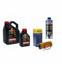 6L OLEJ MOTUL 5W30 + FILTR + PŁUKANKA BMW F10 F11...