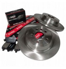 ZESTAW TARCZE + KLOCKI TYŁ FORD MONDEO IV MK4 GALAXY...