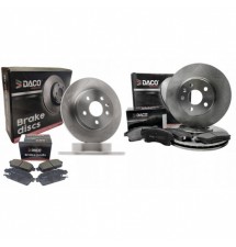 2X TARCZE KLOCKI PRZÓD +...