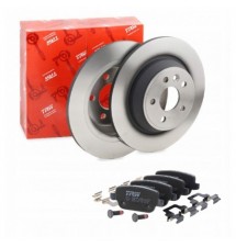 TARCZE + KLOCKI HAMULCOWE TYŁ FORD MONDEO IV MK4...